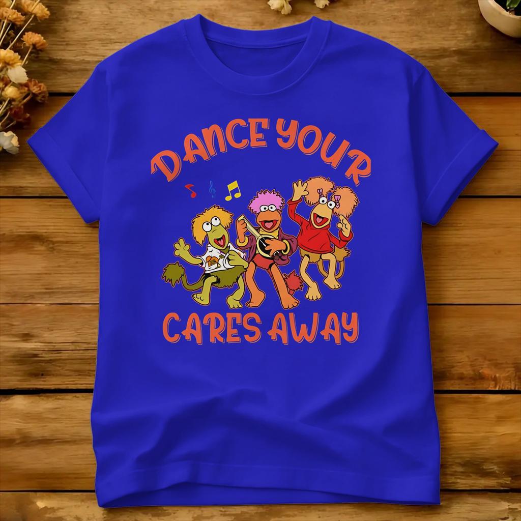 Oversized TShirt Fraggle Rock 100 Cotton TShirts Hip Hop Tshirt For Unisex Summer Awesome Design Short Sleeve Clothes