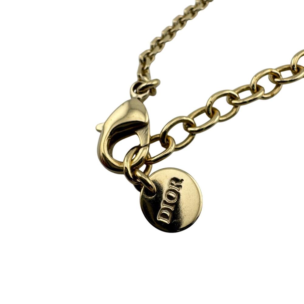 Dior Flower motif Gold Plated Dior in Bloom Necklace gold Gold Plated Used