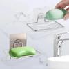 Мыльница из нержавеющей стали, без дырокола, без гвоздей, для ванной комнаты, однослойная сливная настенная подвесная присоска, коробка для мыла, свет, роскошная полка