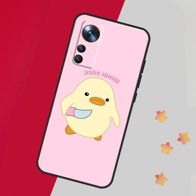 Мультяшный чехол-пенал Утка для Xiaomi 14 13 11T 12T 13T Pro 12 Lite 12X POCO X3 X5 Pro X4 F4 M5 M5s F3 F5