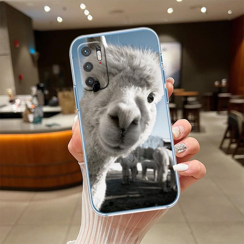 NH5 Alpaca Transparent Phone Case for LG K22 K30 K40 K40S K41 K42 K50 K50S K51 K51S K52 K61 K62 K71 K92 Q60 Q61 V40 V50 V60