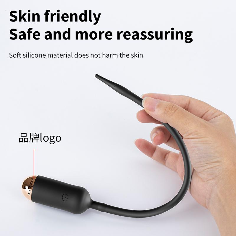 Men Urethral Catheter Vibrator Penis Plug Sounding Insertion Horse Eye Stick Stimulator Prostate Massager Masturbator Sex Toys