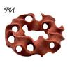 Fish Tank Decorative Ornaments 3D Printed Aquarium Hideout Cave, Wavy Hollow Ring Shrimp Shelter, Safe Shelter for Breeding Hiding Hole Decor,