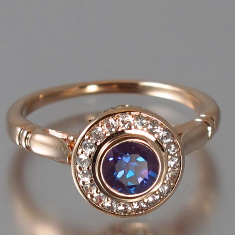 European and American Zircon Rings for Women, Double-layered Rings, Fashionable Internet Celebrity Index Finger Rings