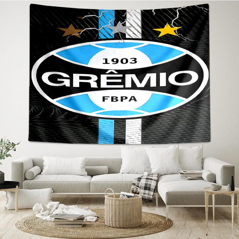 1PC Gre-mio Football Badge Printed Tapestry Room Decoration Wall Hanging for Living Room Bedroom, dormitory, Birthday and Christmas gifts
