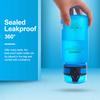 Детская бутылка для воды UZSPACE, 350 мл, тритан, не содержит BPA, герметичная, экологически чистая, пластик без запаха