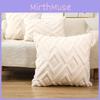 Geometric Cover Pillow Plush Material  And Logo Living Room Sofa Home Decor