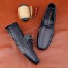 New Genuine Leather Shoes for Men Luxury Brand Casual Shoe Comfortable Slip-On Footwear Handmade Driving Shoes Versatile Loafers