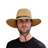 YAYUPLUS Straw Wide Perfect for Farm Sun and UV Perfect for Day B Camel Men's Hat, Brim, Work, Gardening, Protection, Golf, Fishing, Protection,