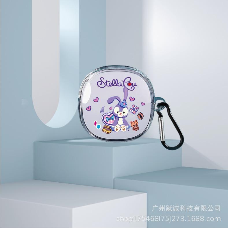 Applicable Beseus wm01 + earphone cover cute cartoon transparent bluetooth earphone soft case wm01 protective case