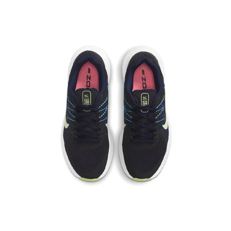 Nike Womens Zoom Span 3 'Black Light Liquid Lime' (women's sizes) Black / Blackened Blue / Lagoon Pulse / Light Liquid Lime Running Shoes