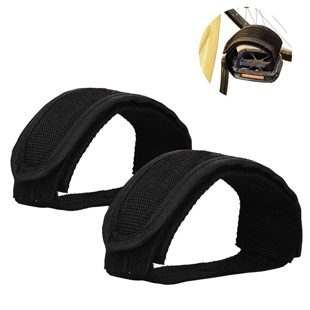 1 Pair Bike Pedal Straps Toe Clip Strap Belt Adhesive Bike Pedal Tape Bike Fixed Strap Bicycles Feet Strap Pedal Straps