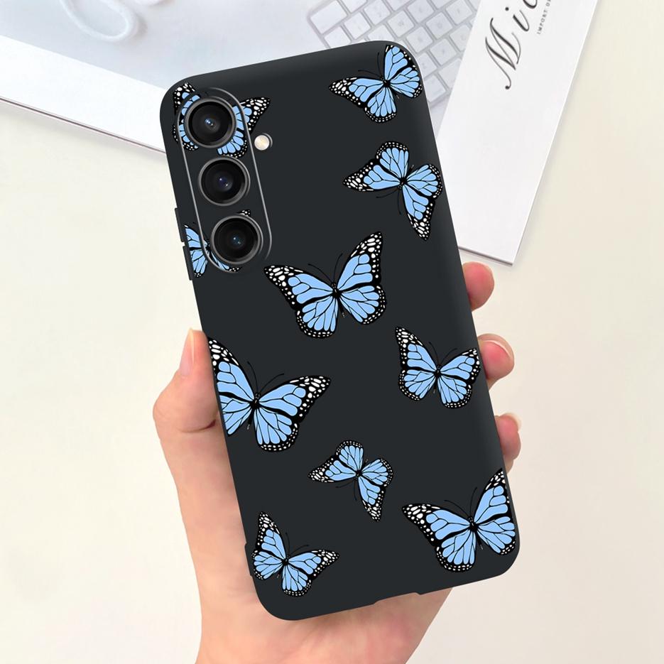 Чехол для Samsung Galaxy A55 Красивый мультяшный дизайн Девочки Подсолнух Мягкий ТПУ Чехол для телефона Для Samsung A15 A25 A35 A55 5G Fundas Coque