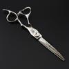 6.0 Inch Silver, Cherry Blossom Hair Scissors, Hair Scissors, Flat Scissors, Bangs Scissors, Thin Tooth Scissors