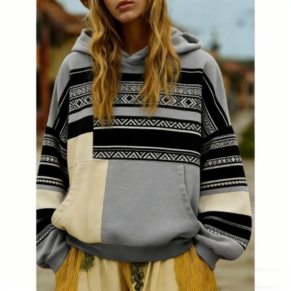 Европейский и американский ретро уличный стиль Принт Женские худи Женская повседневная уличная одежда Свитшот Женская одежда Топ