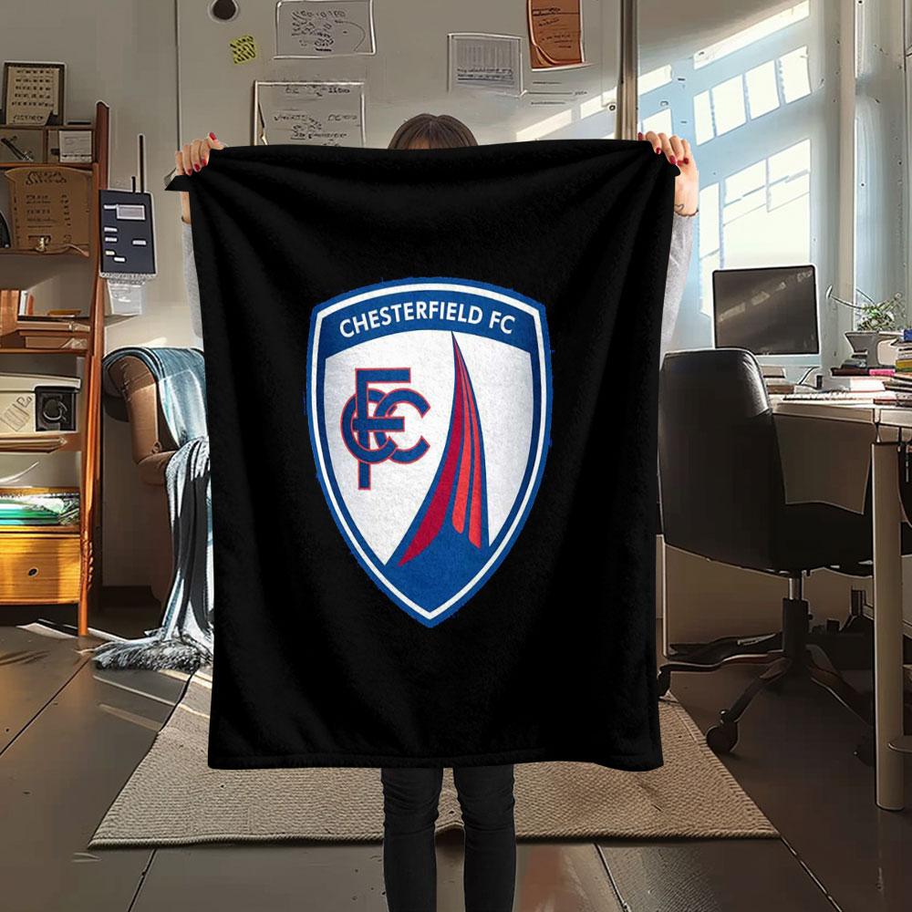1PC Chesterfield F.C Patterned Flannel Blanket Suitable For All Seasons for Home Decor Warmth and Comfort Gifts Holiday Present