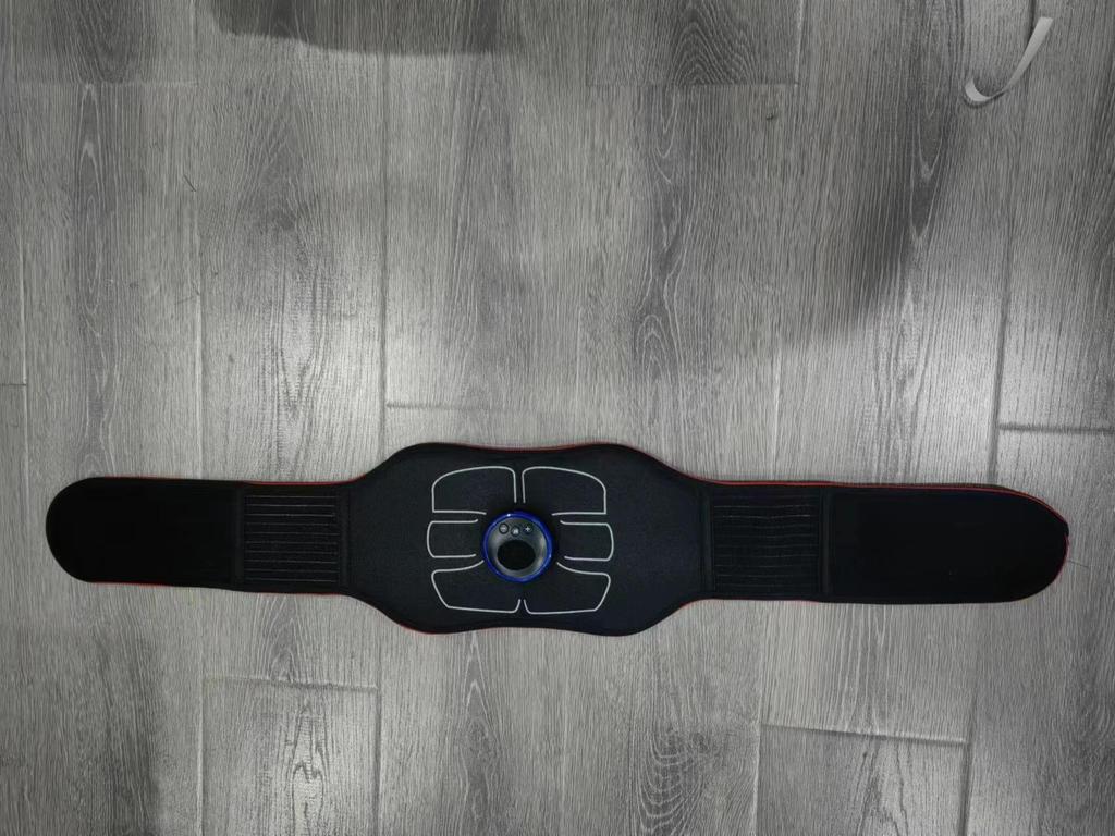 Импульсный тонизирующий пояс для живота, стимулятор мышц EMS, перезаряжаемый массажный пояс для талии