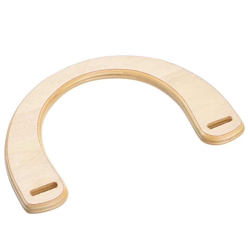 Detachable DIY Purse Handbag Handles Wooden Bag Handles Shoulder Bag Strap Handbag Band Handle