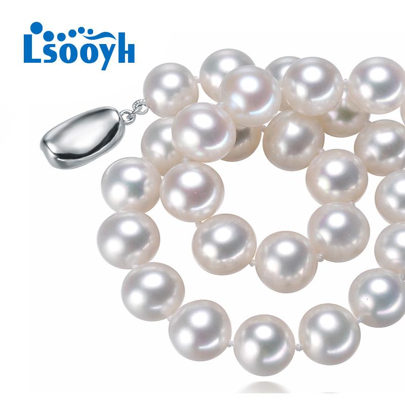 Женское ожерелье из пресноводного жемчуга