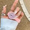 Специальные часы для экзаменов для девушек старшеклассниц Стрелочные Классные Чтобы видеть время Молодежь Кампус Контроль лица Цвет Белый Молочный Чай