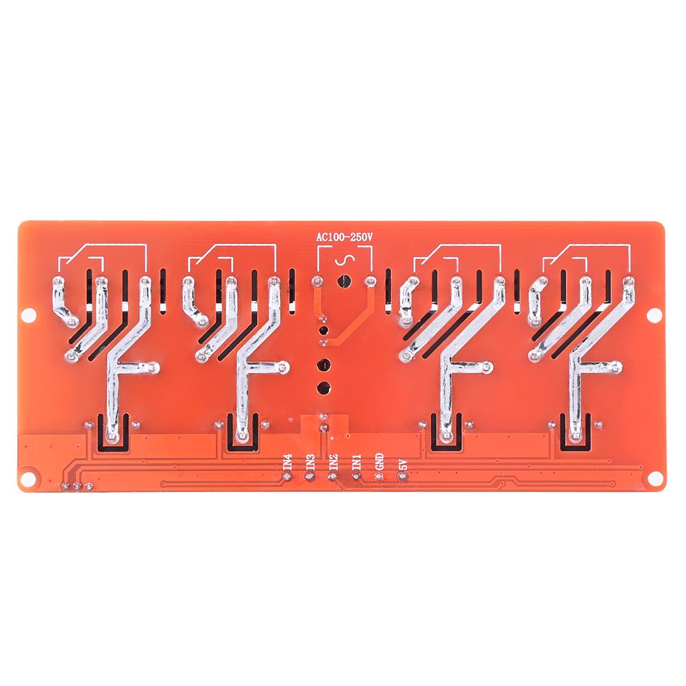 4 channel relay module, compatible for relays AC 100V to 250V 30A, perfect relay