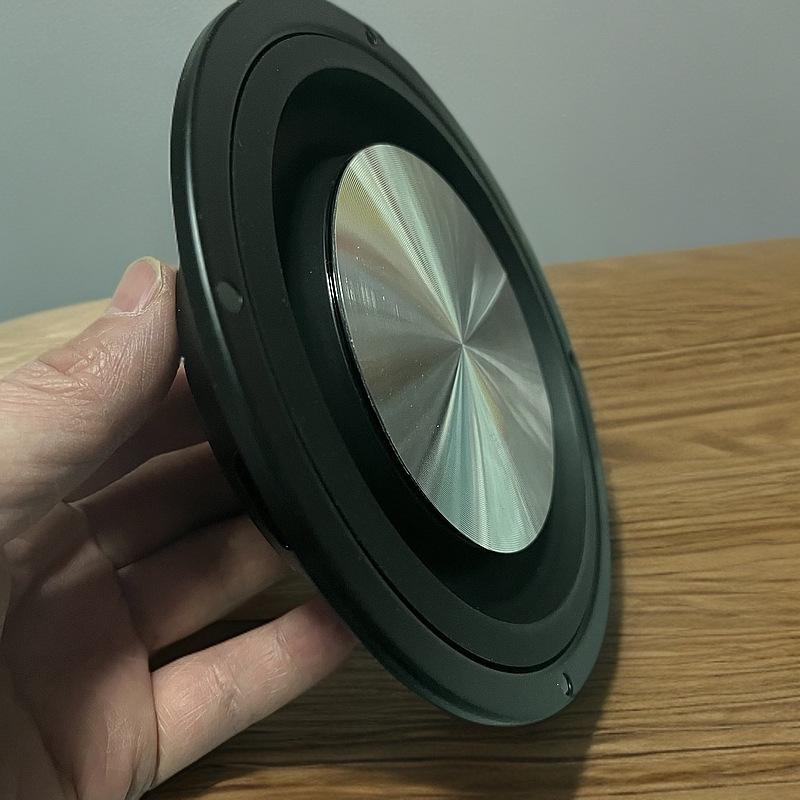 Радиатор с инвертированным краем для басового динамика 4" x 3" с кронштейном 5" x 6" для пассивных виброконусов - Аудиоаксессуар