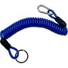 6FT Trailer Breakaway Safety Cable Blue 4Pcs Trailer Brake Away Cable, Trailer Breakaway Coiled Cable For RV Trailer Emergency Camper Breakaway