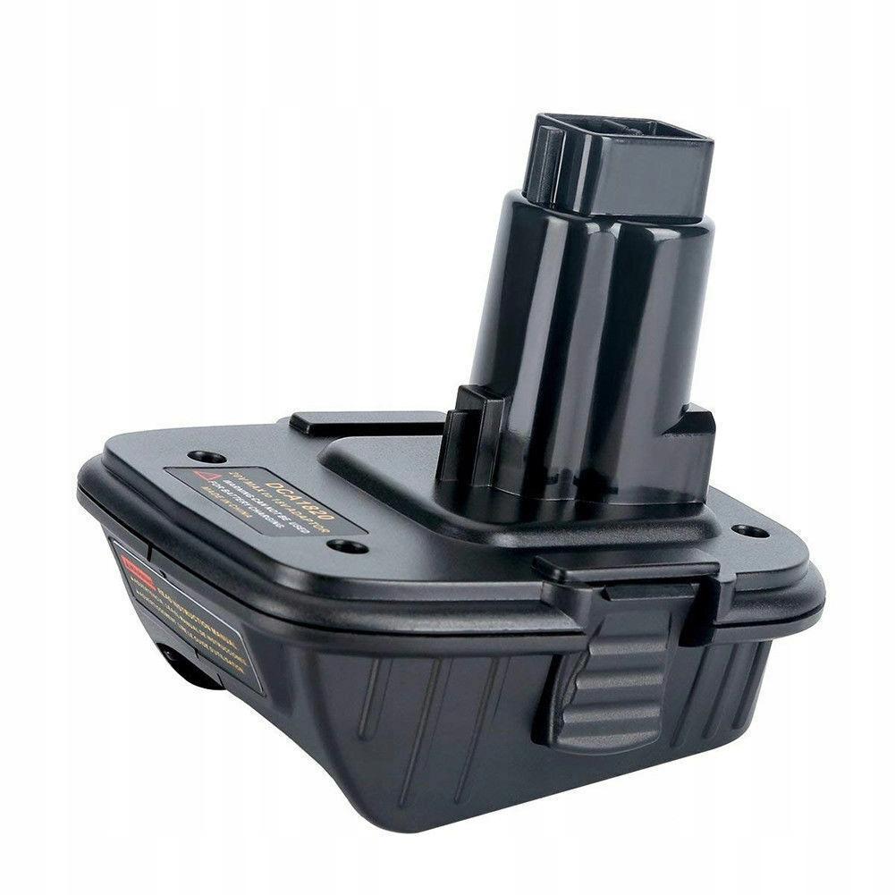 Dewalt Dc9096 Adapter For Dewalt Battery (Dca1820) Black
