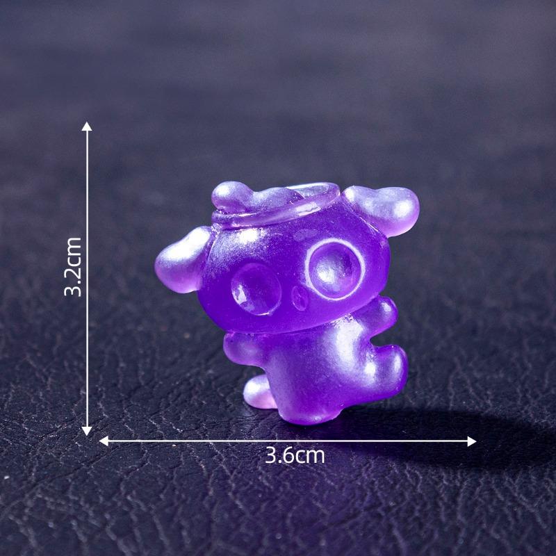 Luminous Halloween Elf Figurines Cute Particle Decorations Hanging AccessoriesMicro-landscape Small Ornaments