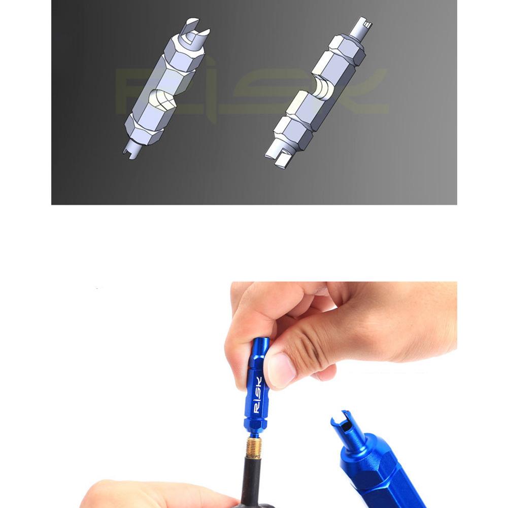 4 In 1 Valve Wrench Valve Core Disassembly Installation Tools For Mtb Road Bike