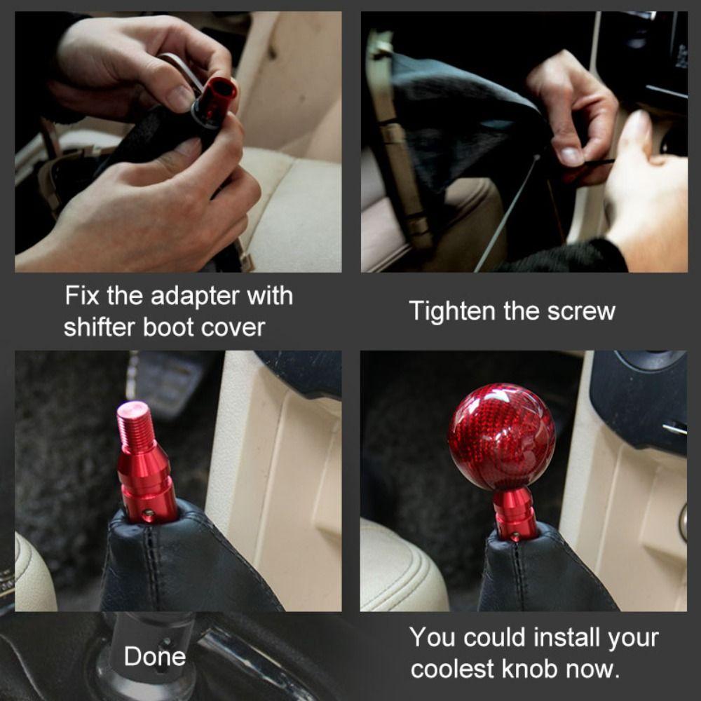 M12x1.25 Автомобильный адаптер ручки переключения передач, ручные переключатели с резьбой, рычаг переключения передач, универсальный преобразователь