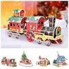 Train Paper Card Jigsaw Christmas Tree Children Model Toy Christmas 3D Puzzle  Christmas Gifts