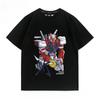 Футболка с принтом из аниме Mobile Suit Gundam MBFPO2 Унисекс и Женская футболка Унисекс Топ Спортивная футболка 2026 Лето Новая футболка