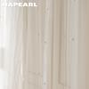 1 шт. NAPEARL французская ретро легкая роскошная прозрачная занавеска белая сращивающаяся полупрозрачная прозрачная занавеска для гостиной спальни домашний декор