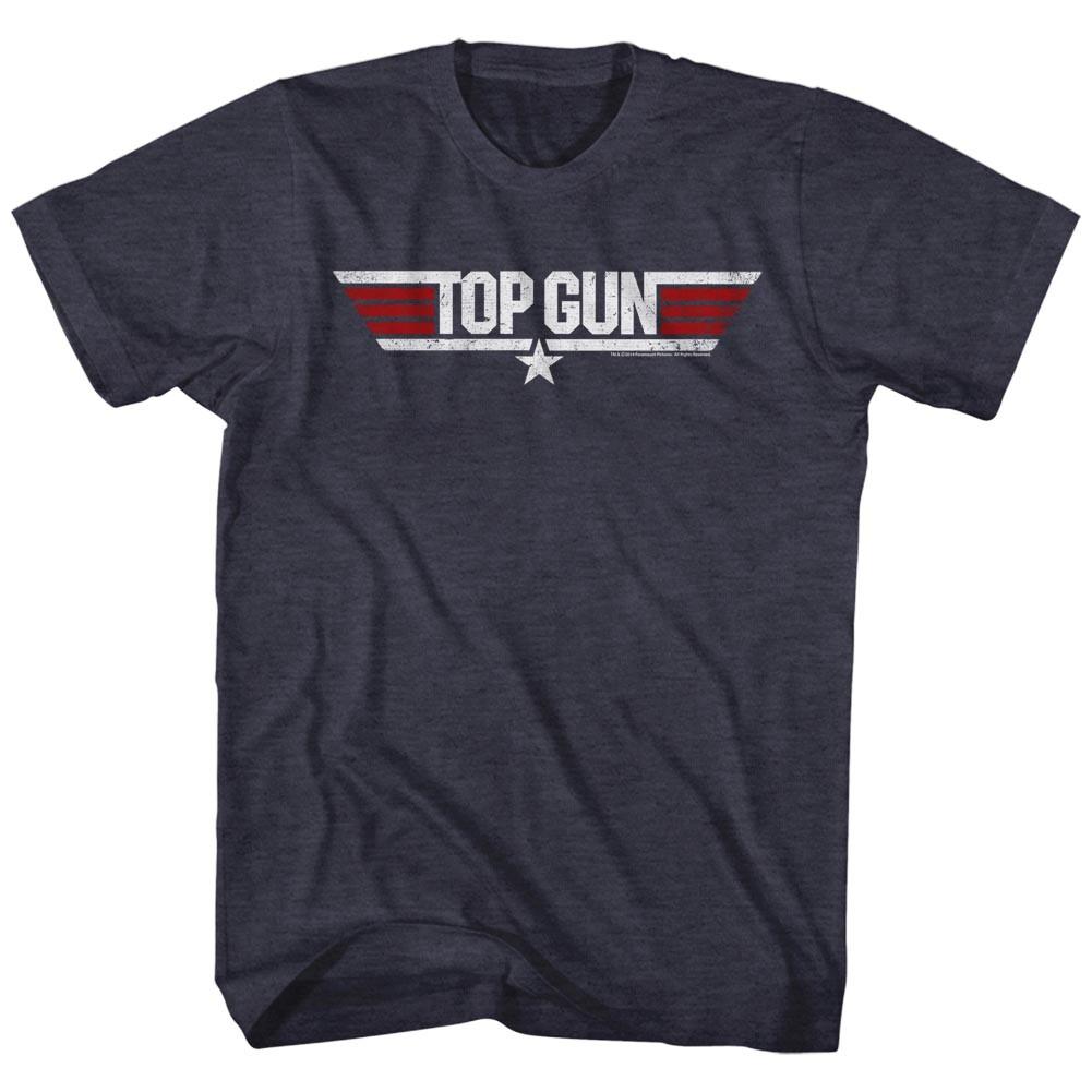 Top Gun Movie Logo Vintage Red White Blue Men T Shirt