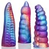 Компактный Вибрирующий Dildo в Форме Инопланетянина - Беспроводной Искусственный Пенис Анальная Пробка для Женщин