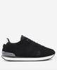 Cross jeans II2R4028C - black women's sneakers, leather sports shoes