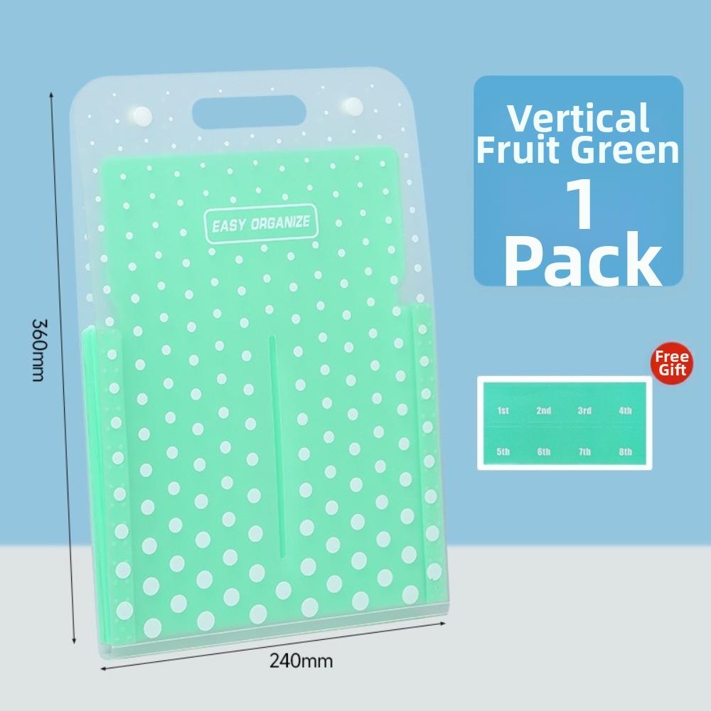 PP Material Expanding File Organizer 9-Pocket Document Storage Bag Exam Paper Storage