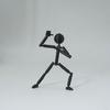 Multi-Jointed Multi Joint Stickman Toy Movable 3D Printing 3D Printed Mannequin Novelty Action Figure Stickman Assembled Robot