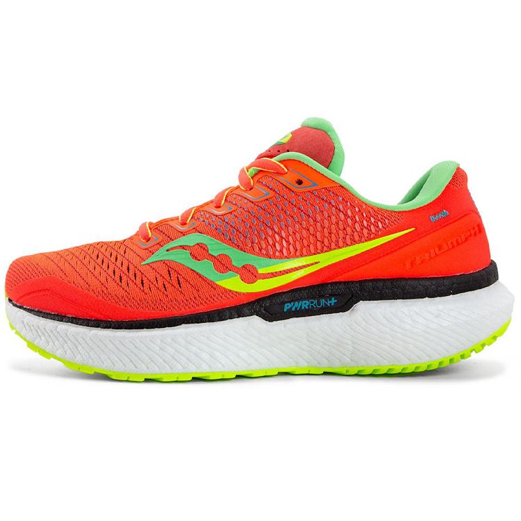 SAUCONY Triumph Удобная амортизация Нескользящая Дышащая Легкая Упругость Низкие Беговые Кроссовки Женские Красные S10595-10
