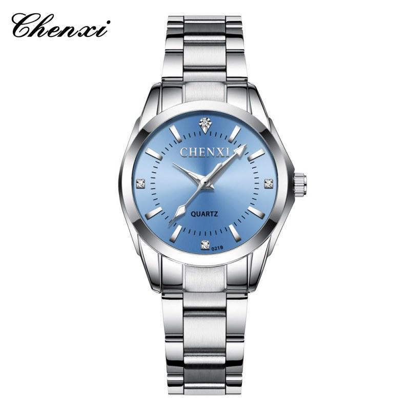 CHENXI 021B Brand Fashion Ladies Quartz Wristwatch Elegant Wristwatch Waterproof Steel Strap Luminous Casual Watches for Woman