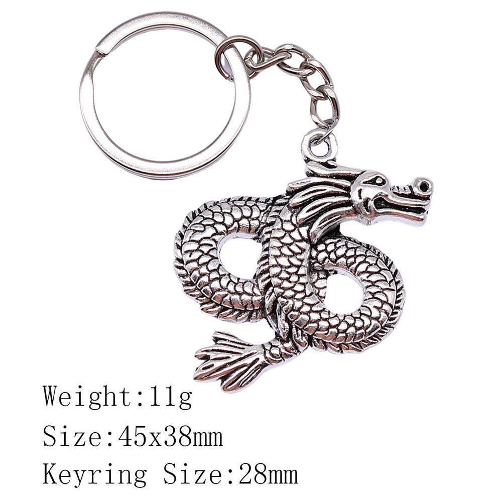 День благодарения Пара Брелок Дракон Змея Аниме Брелок Рюкзак Цепи Женщины