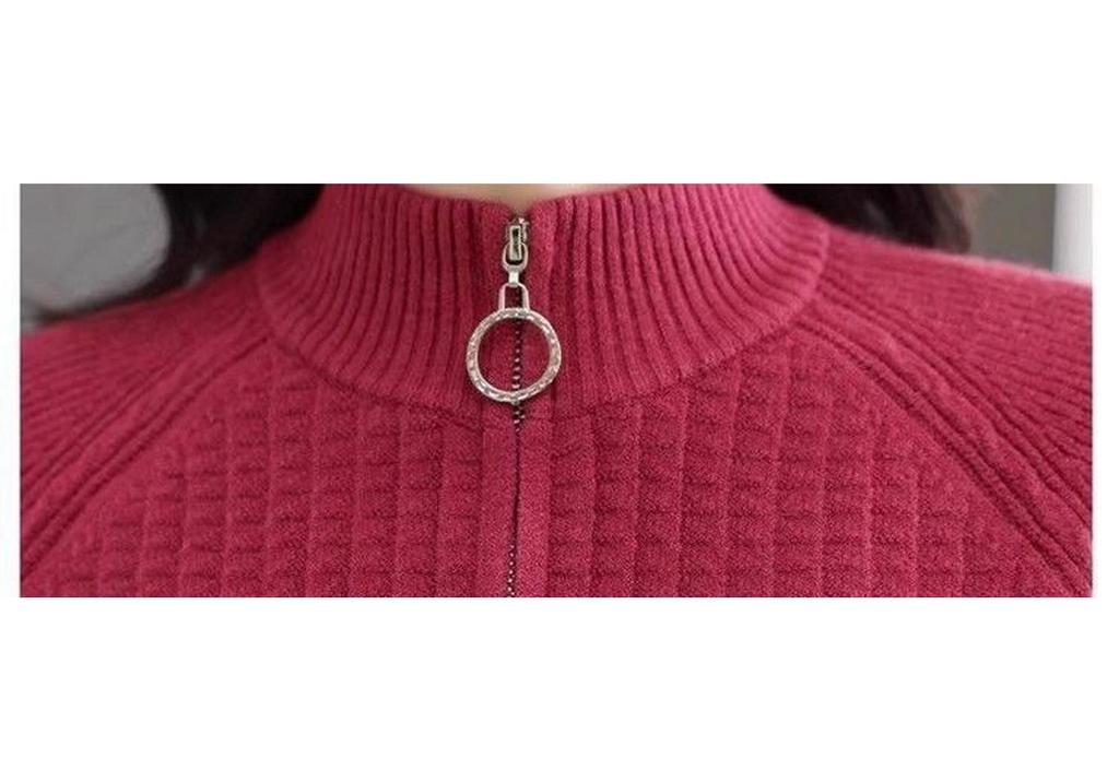 Women's Petite Short Stand Collar Knit Cardigan, Loose Fit for Spring/Autumn 2026.