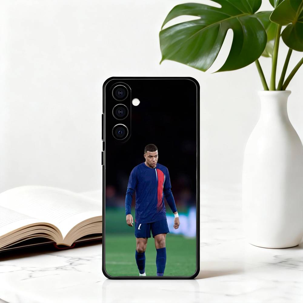 SPORT K-Kylian M-Mbappe KM Phone Case For Samsung Galaxy A73,A72,A71,A70,A53,A52,A51,Soft Silicone Black Cover