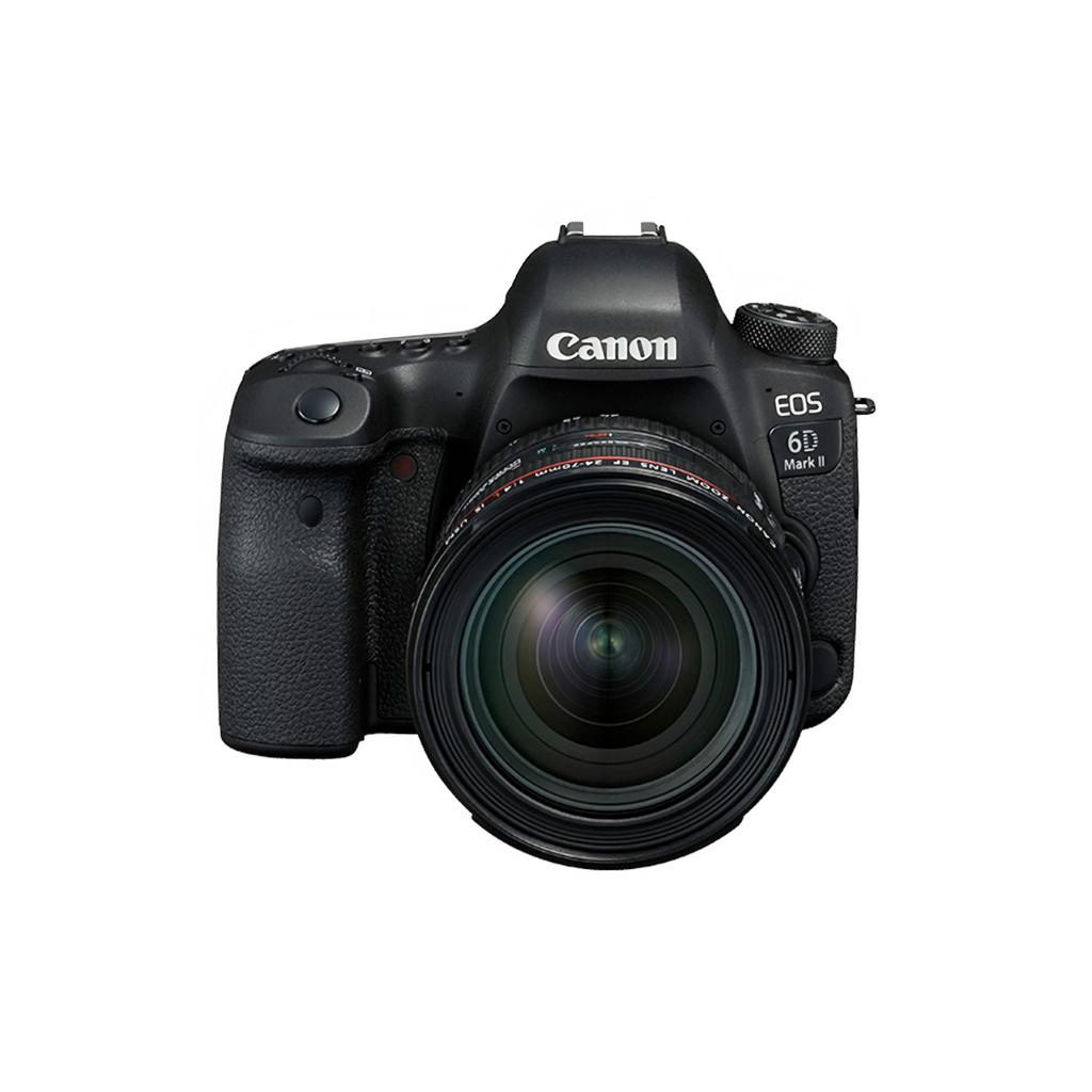 Canon Полнокадровая цифровая зеркальная фотокамера EOS 6D Mark II + зум-объектив EF 24-70mm f/4L IS USM