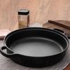 Heavy-Duty Cast Iron Frying Pan, Non-Stick, Induction & Gas Stove Compatible, Suitable for Traditional Use.