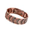 Vintage Copper Magnetic Bracelet: Retro Fashion Three-Row, Full Magnet, Adjustable Couple Bangle