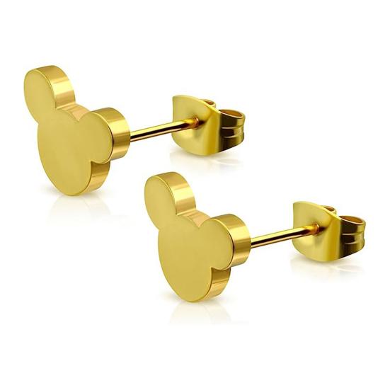 1 пара серег с мультяшными животными из нержавеющей стали, однотонные серьги на тему животных, подарок для влюбленных, титановые украшения