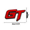 3D Металлический значок автомобиля GT и креативный набор боковых наклеек