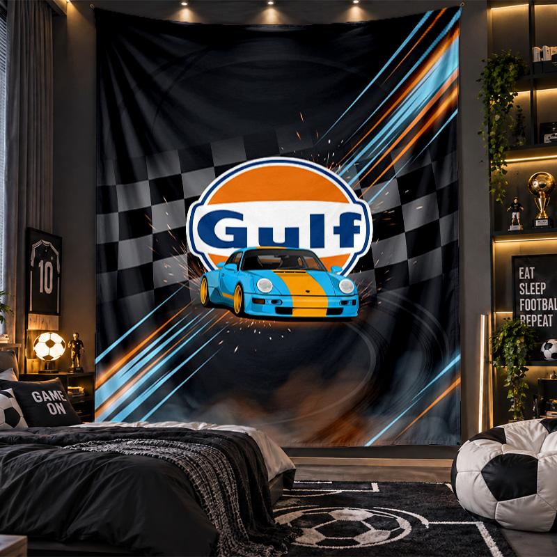 Wall Hanging Tapestry Gulf Print Cloth for Living Room Bedroom Home Decor